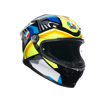 AGV KASK/K6 S MPLK JOAN BLK BLUE YLW