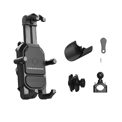 KNMASTER TT830 Titreşim Önleyicili Motosiklet Telefon Tutucu