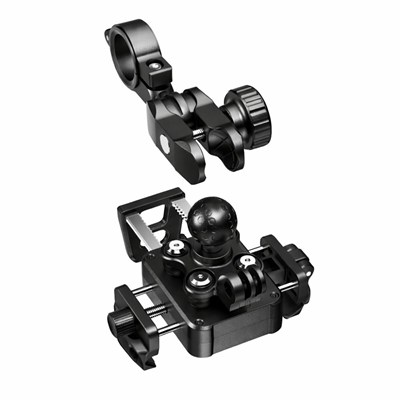 KNMASTER TT890L Titreşim Önleyicili Motosiklet Telefon Tutucu