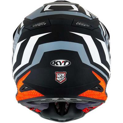 KYT SKYHAWK KASK HYPERFLOW MATT GREY / ORANGE