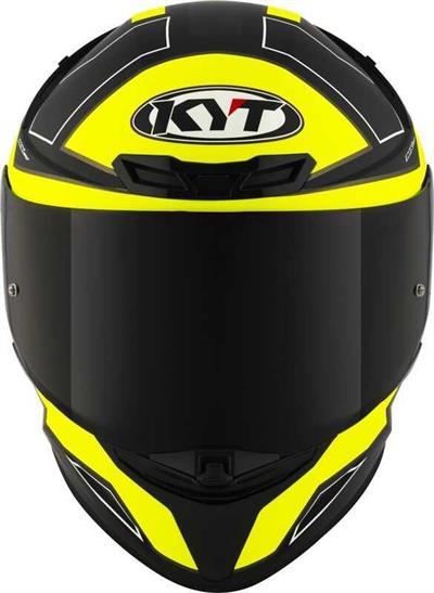 KYT TT-REVO KASK ELECTRON MATT SİYAH SARI