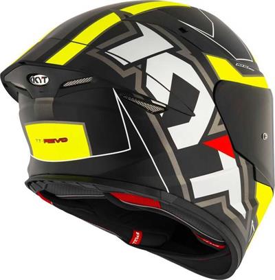 KYT TT-REVO KASK ELECTRON MATT SİYAH SARI