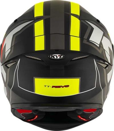 KYT TT-REVO KASK ELECTRON MATT SİYAH SARI