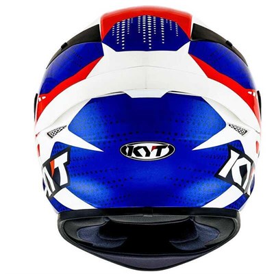KYT TT-REVO KASK GEAR BLUE / RED