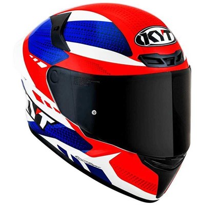 KYT TT-REVO KASK GEAR BLUE / RED