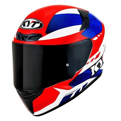 KYT TT-REVO KASK GEAR BLUE / RED