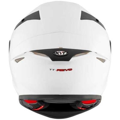 KYT TT-REVO KASK PLAIN WHITE