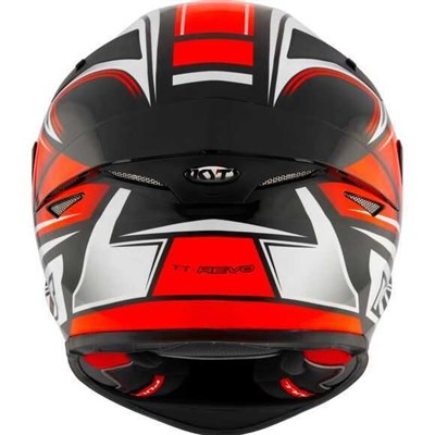 KYT TT-REVO KASK TOURIST RED FLUO