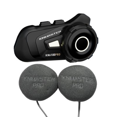 Knmaster KN6100 PRO Motosiklet Kask İnterkom Bluetooth Intercom Kulaklık Seti