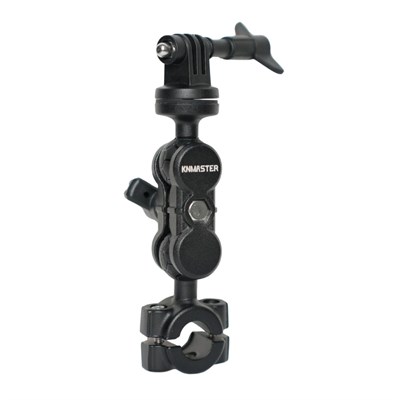 Knmaster MC130 – 360° Ayarlanabilir Motosiklet Ayna Demir Bağlantılı Aksiyon Kamera Aparatı