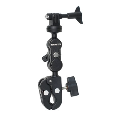 Knmaster MC140 – 360° Ayarlanabilir Motosiklet Gidon / Koruma Demiri / Çanta Demiri / Ayna Bağlantılı Aksiyon Kamera Aparatı