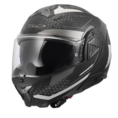 LS2 ADVANT 2 ASTRAL MAT GRİ-SİYAH KASK