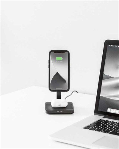 QUADLOCK MAG UYUMLU ÇİFTLİ MASAÜSTÜ KABLOSUZ ŞARJ CİHAZI