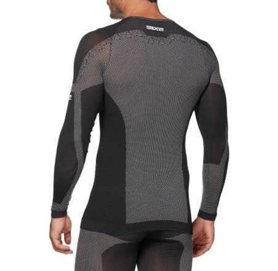 SIX2 TS2L BT TERMAL YAZLIK UZUN KOLLU T-SHIRT KARBON SİYAH