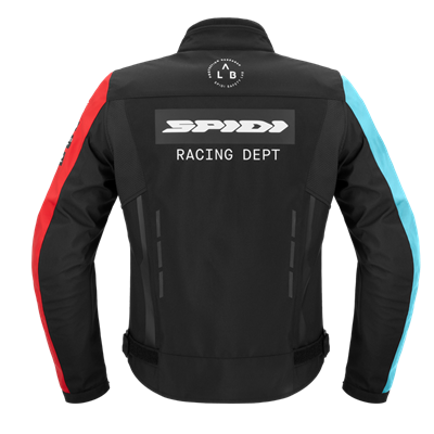 SPIDI MOTOJOY TEKSTİL CEKET SİYAH MAVİ KIRMIZI