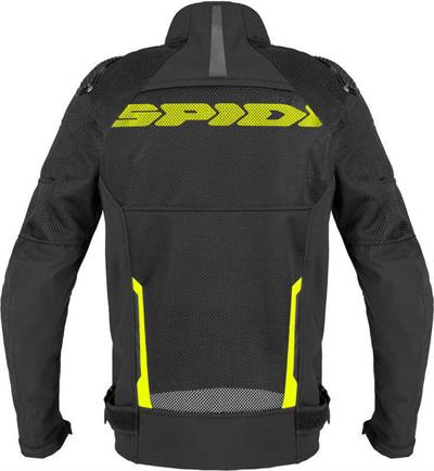 SPIDI RACE WARRIOR 2 NET YAZLIK CEKET SİYAH SARI