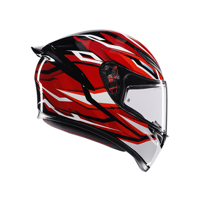 AGV KASK/K1 S LION BLACK/RED/WHITE CONFİGURATİON