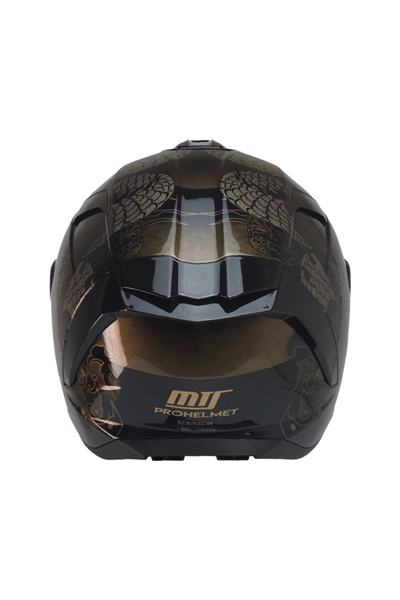 MTS X340 Goldy Full Face Motosiklet Kaskı - MotoDede