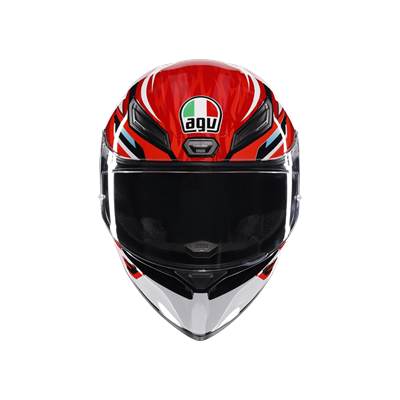 AGV KASK/K1 S LION BLACK/RED/WHITE CONFİGURATİON