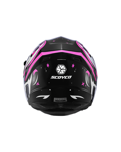 Scoyco FF-869 Skull - Full Face Motosiklet Kaskı - MotoDede