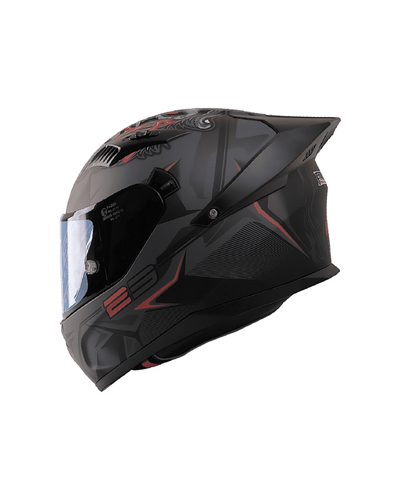 Fazer Helmets FX-211X Full Face Güneş Vizörlü Kask - Beast Black - MotoDede