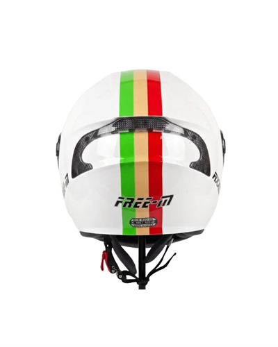 Free-M YA-665VR Güneş Vizörlü Yarım Kask - Italian Gold - MotoDede
