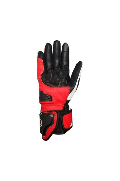 Prosev GL66 Racing-01670 Korumalı Deri Motosiklet Eldiveni - MotoDede