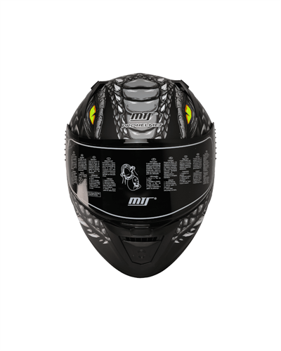 MTS M-801 Snake Full Face Güneş Vizörlü Kask - Draglax Grey - MotoDede