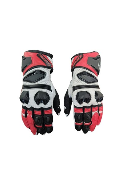 Prosev GL66 Racing-01670 Korumalı Deri Motosiklet Eldiveni - MotoDede