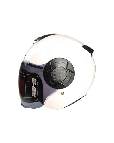 FREE-M FR-665 Yarım Kask White (Beyaz) - MotoDede