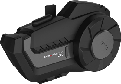 Crown C20 Pro Motosiklet Interkomu - 2 Kişilik, 1200m, Bluetooth 5.1, HD Ses