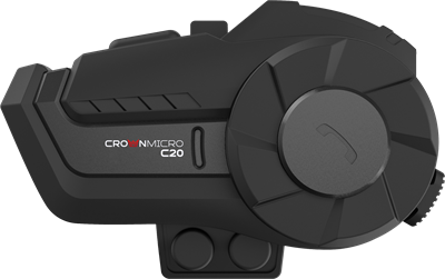 Crown C20 Pro Motosiklet Interkomu - 2 Kişilik, 1200m, Bluetooth 5.1, HD Ses