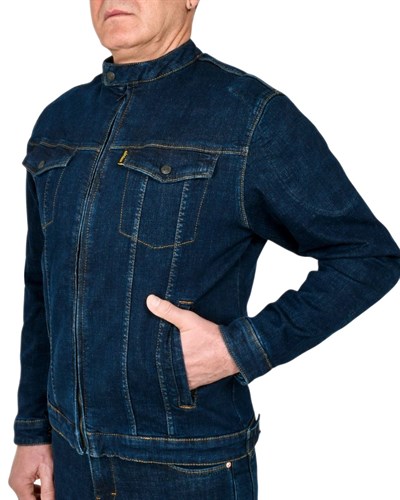 Rider Denim Atlas Motosiklet Montu (Koyu Mavi) - MotoDede