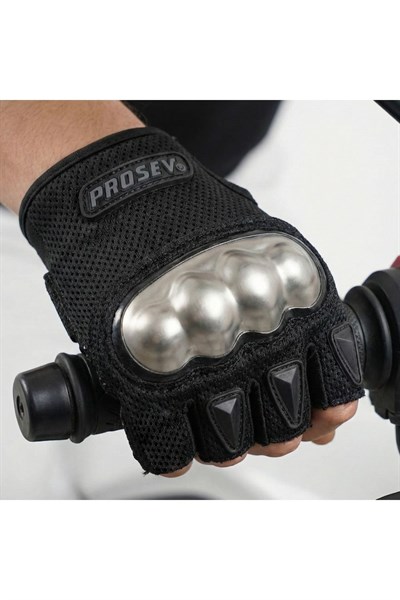 Prosev 4250-0445 Yarım Parmak Motosiklet Eldiveni - MotoDede