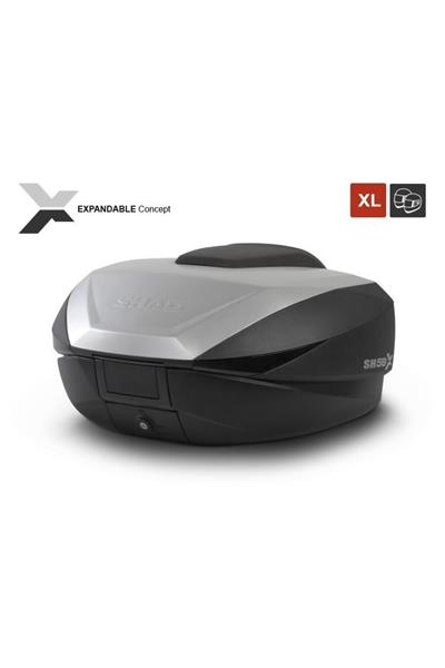 SHAD SH59X Genişleyebilir Arka Çanta (Alüminyum Kapak) - MotoDede