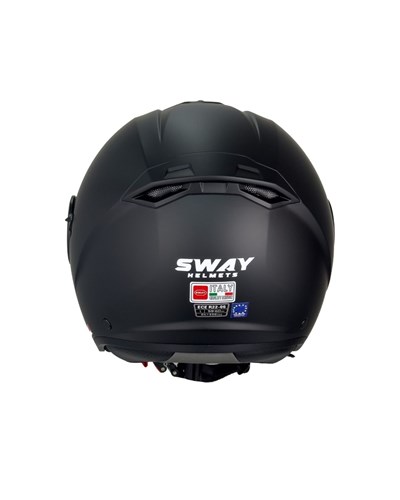 Sway SW-767 Mat Siyah Yarım Kask - MotoDede