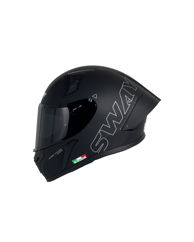 Sway F357 Full-Face Motosiklet Kaskı - Mat Siyah