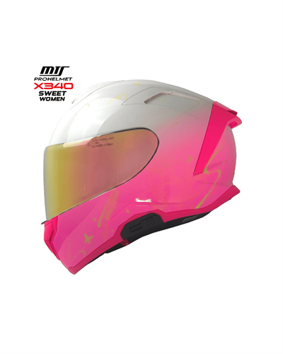 MTS Prohelmet X340 Sweet Women Tam-Yüz Motosiklet Kaskı - MotoDede