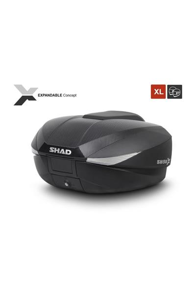 SHAD SH58X Genişleyebilir Arka Çanta (46L - 52L - 58L) - MotoDede