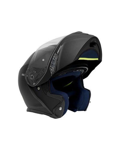 AXXIS Gecko SV Solid A1 Mat Siyah Çene Açılır Motosiklet Kaskı - MotoDede