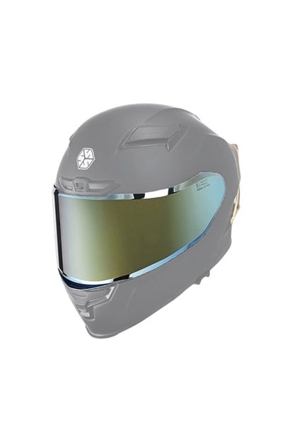 Scoyco FF871 Kask Camı İridyum Gold Vizör - MotoDede