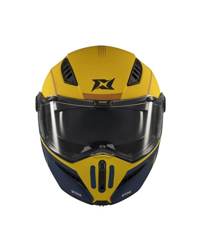 Axxis Ghostfighter Bitone C13 Yellow Matt Kask - MotoDede