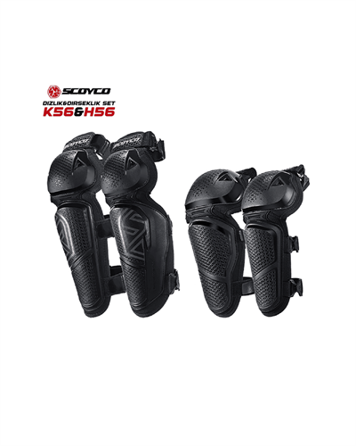 Scoyco K56 Dizlik & H56 Dirseklik Motosiklet Koruma Seti - MotoDede