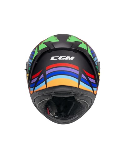 CGM 311X Blast Skull Tam Kapalı Kask - Gökkuşağı - MotoDede