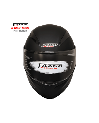 Fazer 965 Mat Siyah Çene Açılır Motosiklet Kaskı