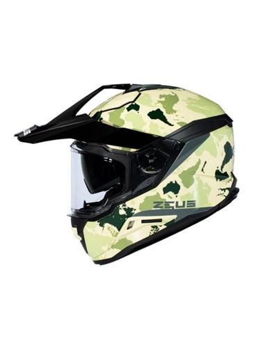 Zeus ZS-913 B6F Yellow Green Kapalı Motosiklet Kaskı - MotoDede