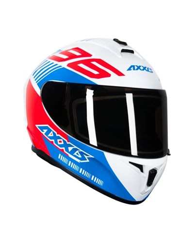 AXXIS Eagle Z96 A5 Parlak Kırmızı Kapalı Motosiklet Kaskı - MotoDede