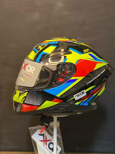 Axor Apex Vivid Fullface Motosiklet Kaskı Çift Vizörlü DOT Onaylı + Pinlock Hediyeli