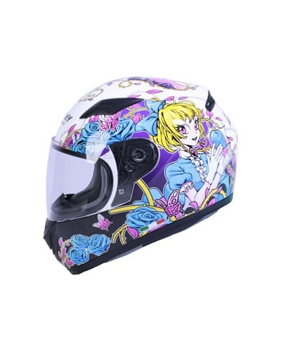 Sway SW-815K Gloss Girl Full Face Çocuk Kaskı - MotoDede