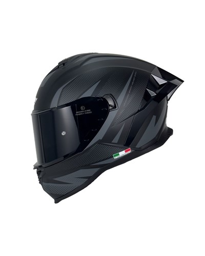 Sway SW 867 Asphalt Black Grey Kask - MotoDede